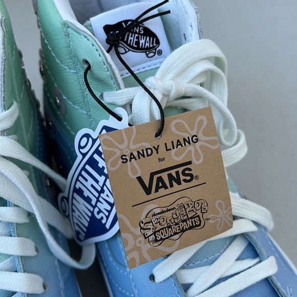 VANS X SPONGEBOB SANDY LIANG SK8-HI 38 DX SHOES - Picture 4 of 11